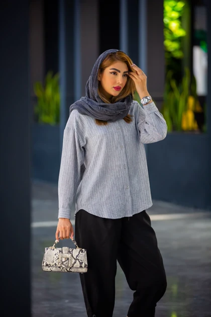 مانتو پری راه راه