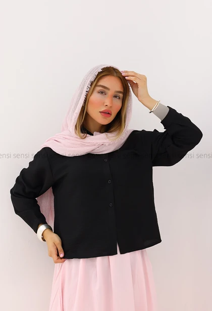 شومیز پشت چاک شانتون کد1005684