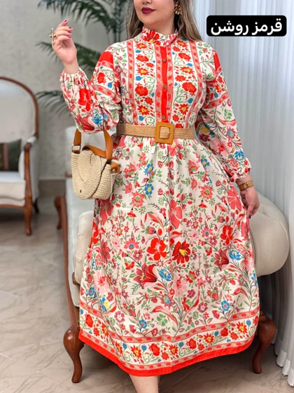 پیراهن فلور ثمر 3048