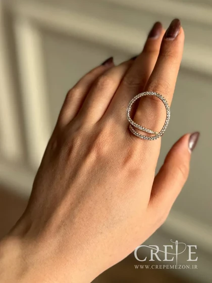 انگشتر مینیمال نگینی