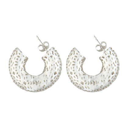 گوشواره زنانه مجلسی آبکاری نقره