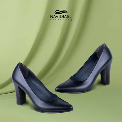 کفش زنانه چرم مجلسی کد 5007009