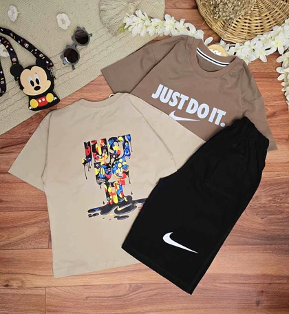 تیشرت شلوارک بچگانه طرح just do it
