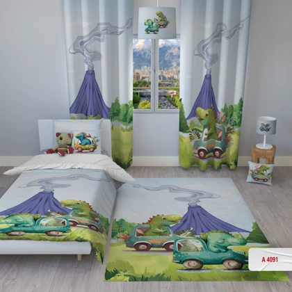 روتختی کودکانه برند مینوریا کیدز طرح دایناسور کد p-256