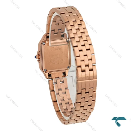 ساعت مچی زنانه کارتیه پنته رزگلد اسمال Cartier-8372-L