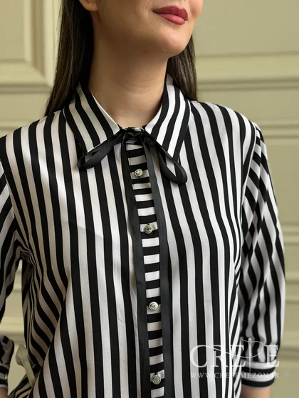 شومیز کراپ راه راه