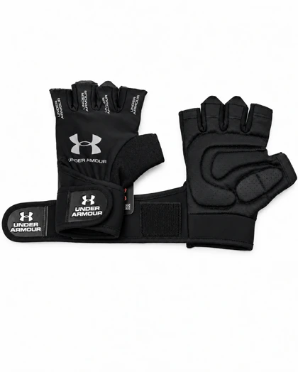 دستکش اسپرت ورزشی باشگاهی زنانه مدل آندرآرمور Under Armour رنگ مشکی