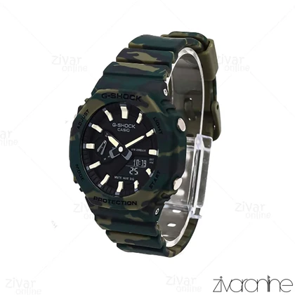 ساعت جی شاک GMA-S2100 زنانه سبز چریکی 106404