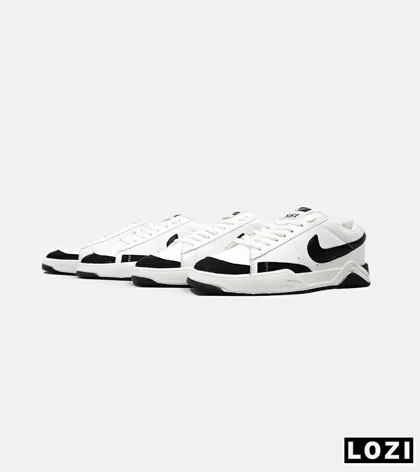 کفش کتانی سفید تیک مشکی مردانه و زنانه نایک Nike Blazer