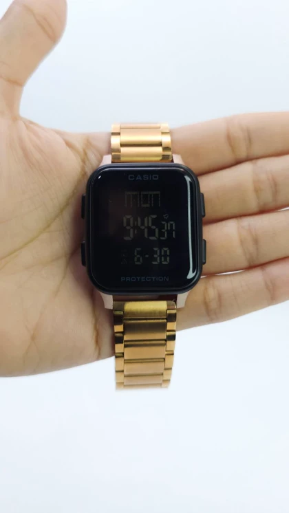 ساعت مچی دیجیتالی مردانه کاسیو Casio فول استیل با ماندگاری رنگ بالا