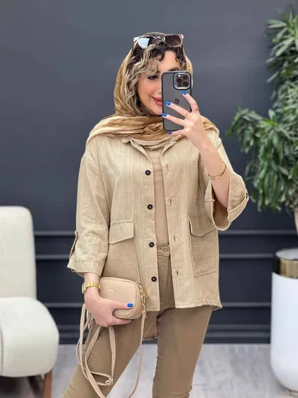 مانتو آستین پاگن هیوا