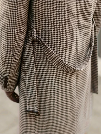 پالتو بلند کمربنددار کدo129