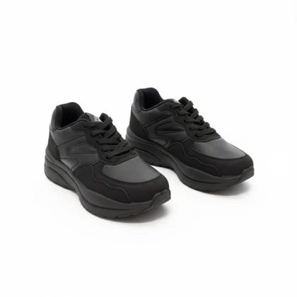 کفش کتانی نیوبالانس لژدار تمام مشکی کد 294910