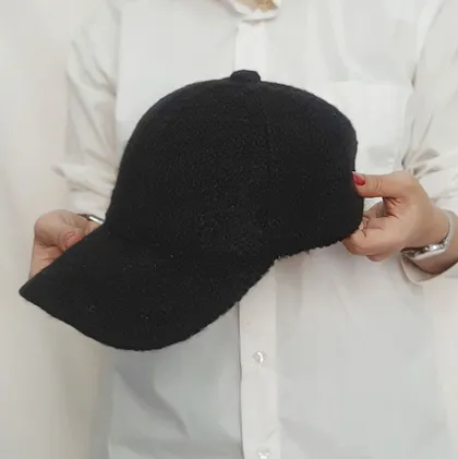 کلاه کپ مشکی مدل تدی