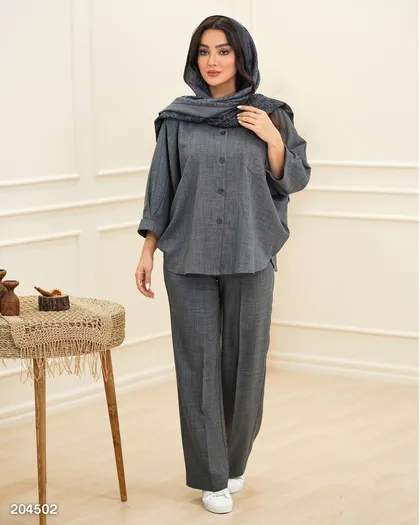 شومیز و شلوار زنانه مدل پوژان کد 2045