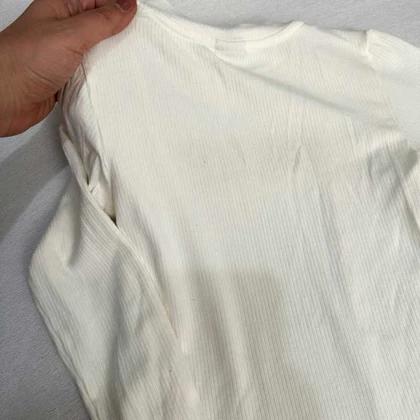 بلوز بچه گانه زیرسارافونی سفید کشی اورجینال