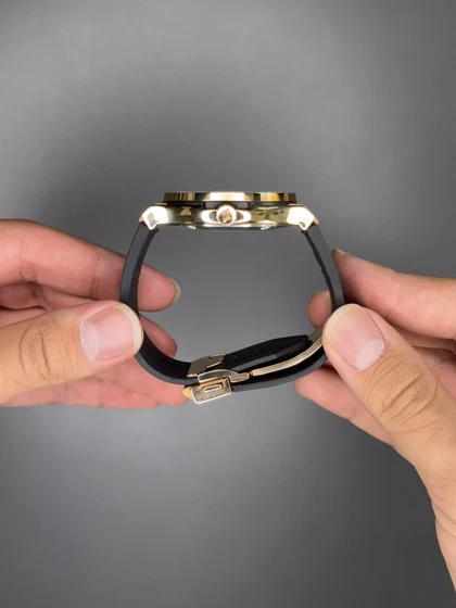 ساعت مچی اوبلو بیگ بنگ اسکلتون قاب نگین‌دار Hublot Big Bang