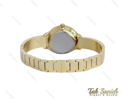 ساعت داتیس زنانه طلایی بند نگین سواروسکی Datis-3753-L