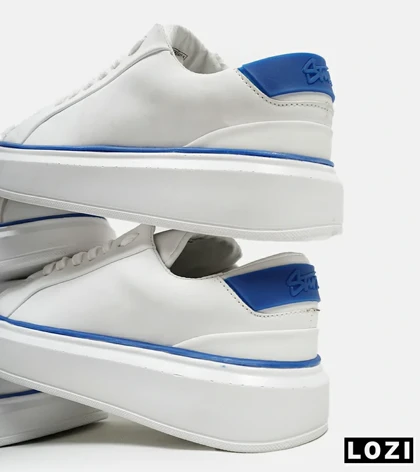 کفش اسنیکرزمردانه سفید آبی PULL & BEAR