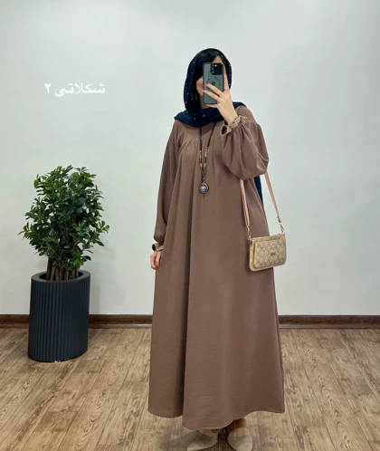 مانتو عبایی بلند رایلی 4 کد 2927