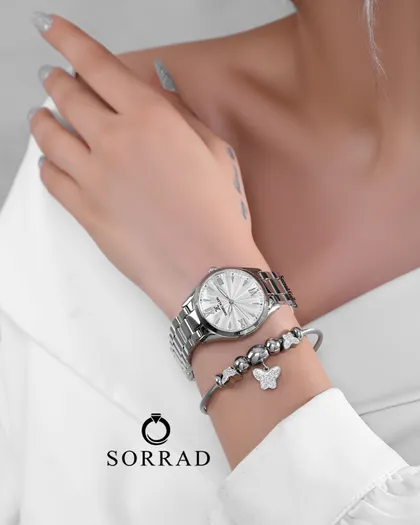 ساعت دنیل کلین زنانه / ساده بند استیل رنگ سیلور صفحه سفید