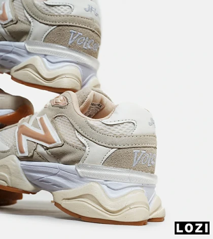کفش کتانی زنانه کرم گلبهی NEW BALANCE 9060