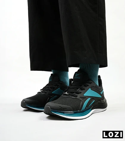 کفش کتانی ورزشی ریباک مشکی آبی Reebok Fusium Run