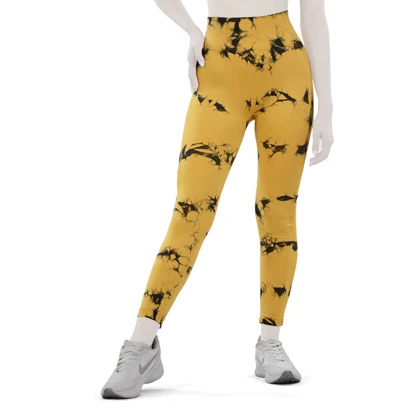 لگ سیملس ورزشی زنانه مدل 5B0179 خردلی