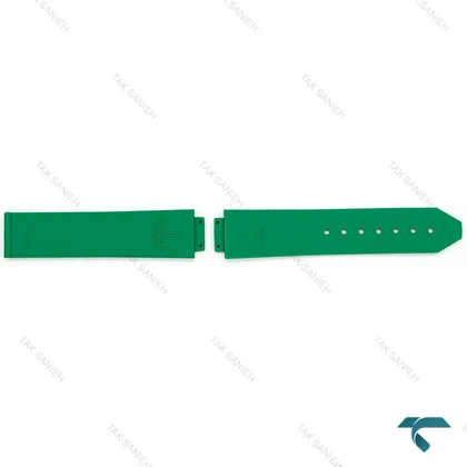 بند رابر هابلوت زنانه سبز رنگ Hublot-Strap-8171-L