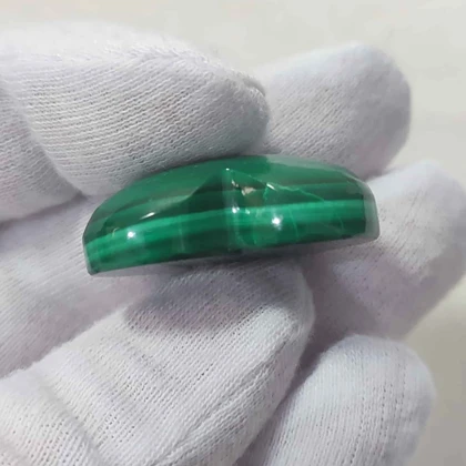 نگین مالاکیت قلبی کد 1