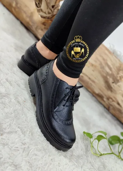 کفش طبی اسپرت چرم زنانه مدل خورشید تیم