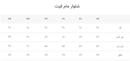 شلوار جین مام فیت M07
