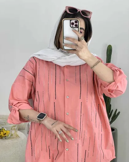 شومیز مزونی نگین دوزی(41)کد3471