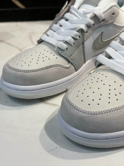 کتانی نایک ایر جردن1 بدون ساق پاریس آبی مستر کوالیتی Nike Air Jordan 1 Low Paris