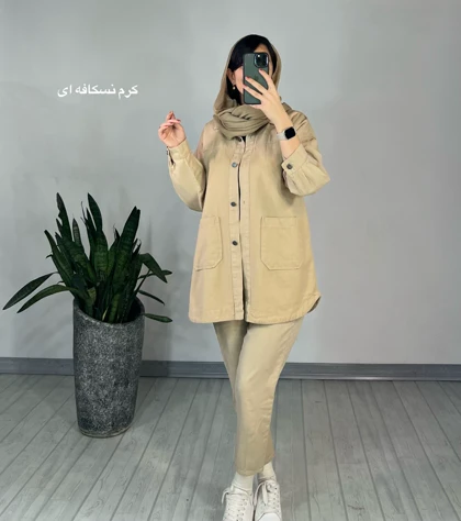 مانتو کتی کتان افشید 1