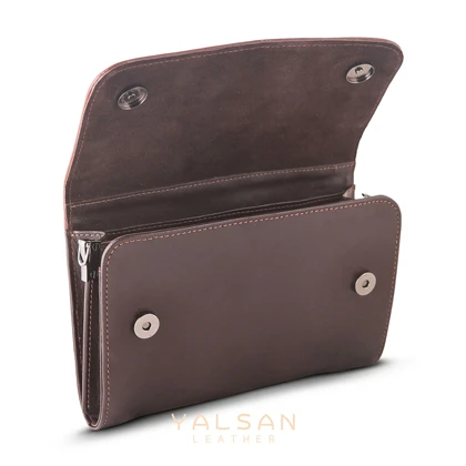 کیف دوشی و دستی چرم یلسان مدل هیراد کد 042-GL