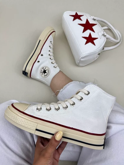 زنانه ساق‌دار الستار | ونس زنانه ساق‌دار الستار Converse ALL STAR کد 651 کد 487