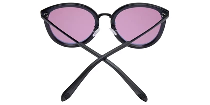 عینک آفتابی اسپای SPY Colada Matte Trans Gray Gloss Black - Rose with Burgundy Flash Mirror