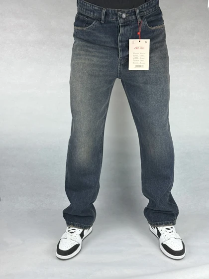 شلوار بگ مردانه کثیف شور ساده 23