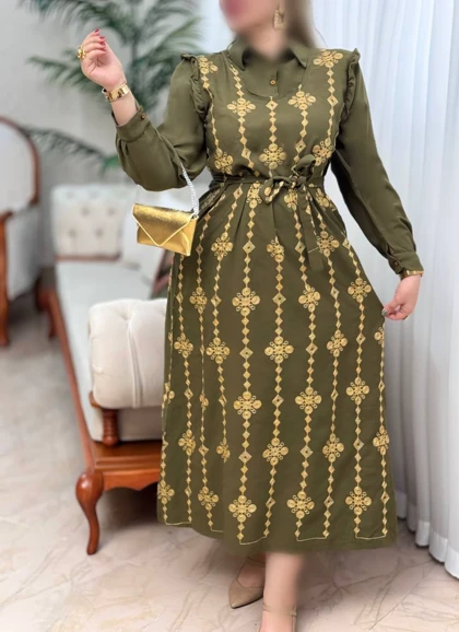 پیراهن طلاکوب ستاره کد 50208