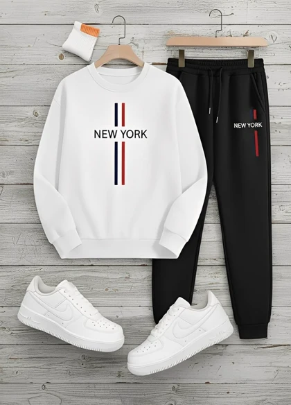 ست مردانه دورس و شلوار new york-چند رنگ