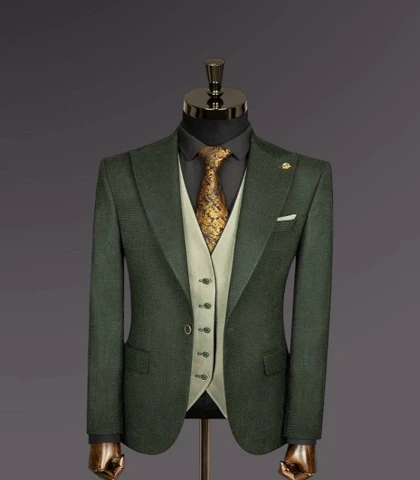 کت شلوار و جلیقه مردانه کد 13670