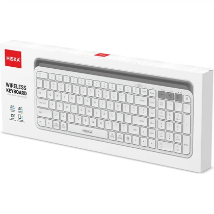 کیبورد بی سیم هیسکا HISKA مدل HX-KE255 دو حالته