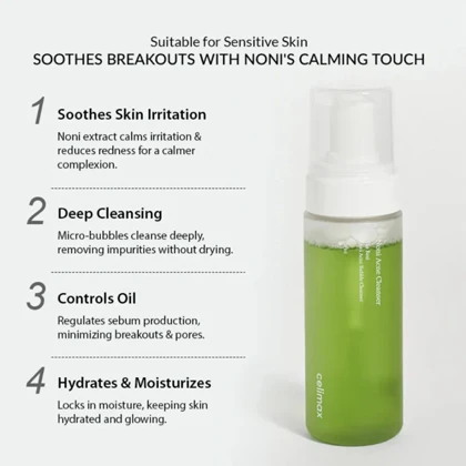 فوم شستشوی ضد جوش نونی سلیمکس Celimax The Real Noni Acne Bubble Cleanser