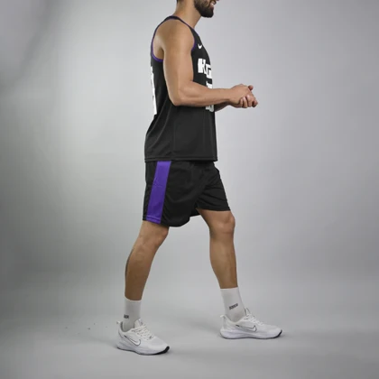 ست رکابی و شلوارک ورزشی مردانه کوئتا کینگز مدل PY-Nike-2A0651 مشکی