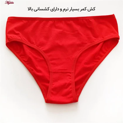 شورت زنانه ماییلدا مدل پنبه‌ای قرمز