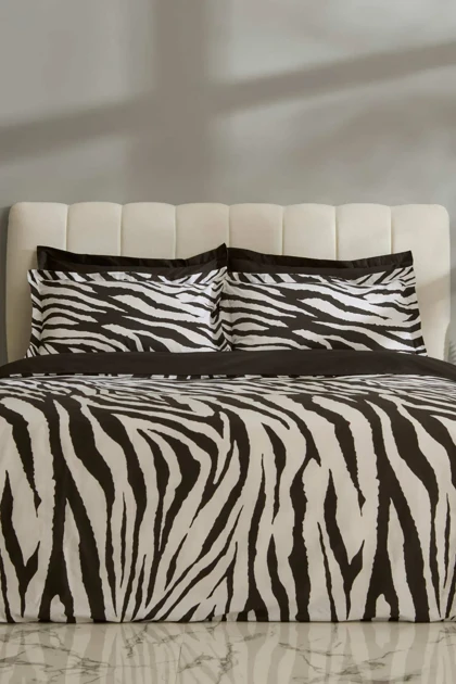 سرویس روتختی دو نفره Karaca Home مدل Marimba پنبه - مشکی