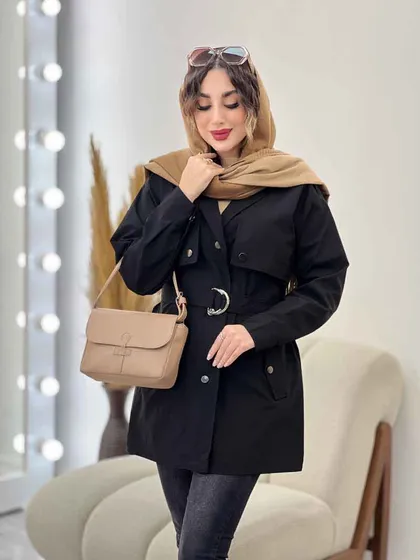 بارانی ژیله دار ساینا
