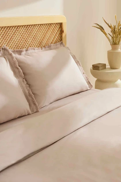 سرویس روتختی دو نفره Karaca Home مدل Helios پنبه - سنگی