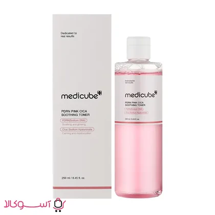 تونر روشن کننده مدیکوب مدل Cica Soothing حجم 250 میل